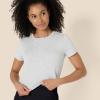imageAmazon Essentials Womens Active Soft Cotton Crewneck Short Sleeve Yoga Workout Lightweight Cropped TShirtLight Grey Heather