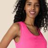 imageAmazon Essentials Womens RegularFit 100 Cotton Sleeveless Tank Top Pack of 2Hot PinkOatmeal Heather
