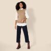imageAmazon Essentials Womens RegularFit Cap Sleeve Pullover Mock Neck Sweater TopCamel Heather