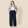 imageAmazon Essentials Womens RelaxedFit Full Length Dress PantNavy