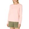 imageAmazon Essentials Womens 100 Cotton RegularFit LongSleeve Crewneck TShirtRose