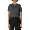 imageAmazon Essentials Womens RegularFit Short Sleeve Pullover Sweater TopCharcoal Heather