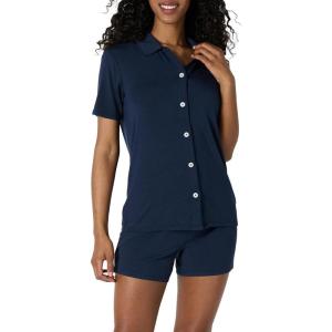 imageAmazon Essentials x Sofia Grainge Mommy and Me Short Sleeve Pajama SetNavy