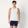 imageAmazon Essentials Mens Microfibre Boxer Shorts Underwear Pack of 3 Navy BlueBlueLight Grey Medium