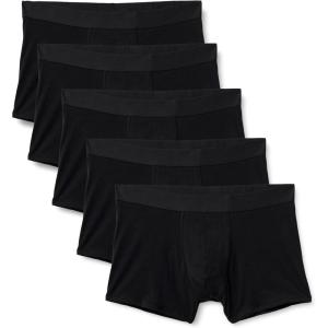 imageAmazon Essentials Mens Cotton Jersey Boxer Briefs