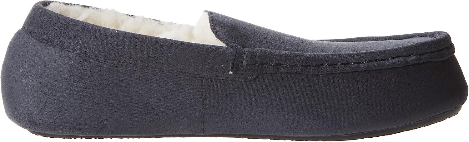 imageAmazon Essentials Mens Microsuede Moccasin SlippersNavy