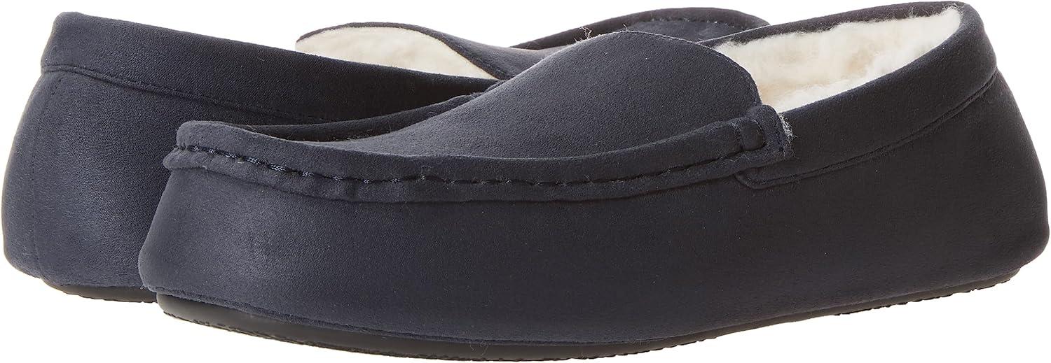 imageAmazon Essentials Mens Microsuede Moccasin SlippersNavy