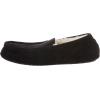 imageAmazon Essentials Mens Microsuede Moccasin SlippersBlack Microsuede