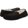 imageAmazon Essentials Mens Microsuede Moccasin SlippersBlack Microsuede