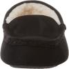 imageAmazon Essentials Mens Microsuede Moccasin SlippersBlack Microsuede