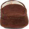 imageAmazon Essentials Mens Microsuede Moccasin SlippersDark Toffee Brown Microsuede