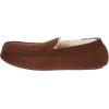imageAmazon Essentials Mens Microsuede Moccasin SlippersDark Toffee Brown Microsuede