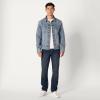 imageAmazon Essentials Mens Low Stretch RegularFit Denim JacketTinted Light Wash