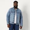 imageAmazon Essentials Mens Low Stretch RegularFit Denim JacketTinted Light Wash