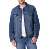 imageAmazon Essentials Mens Low Stretch RegularFit Denim JacketStone Medium Wash