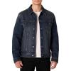 imageAmazon Essentials Mens Low Stretch RegularFit Denim JacketTinted Dark Wash