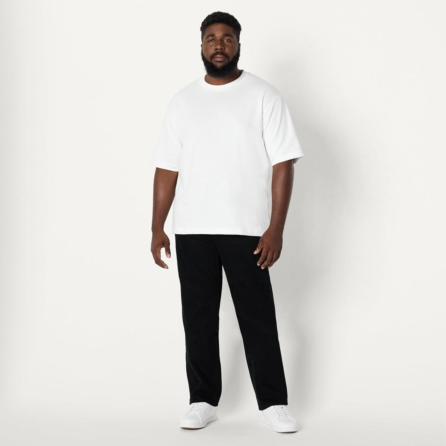 imageAmazon Essentials Mens Low Stretch StraightFit JeanBlack