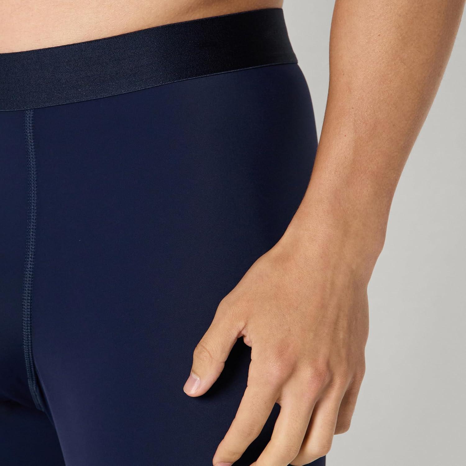 imageAmazon Essentials Mens Microfiber Boxer Shorts Underwear Pack of 3Navy BlueBlueLight Grey