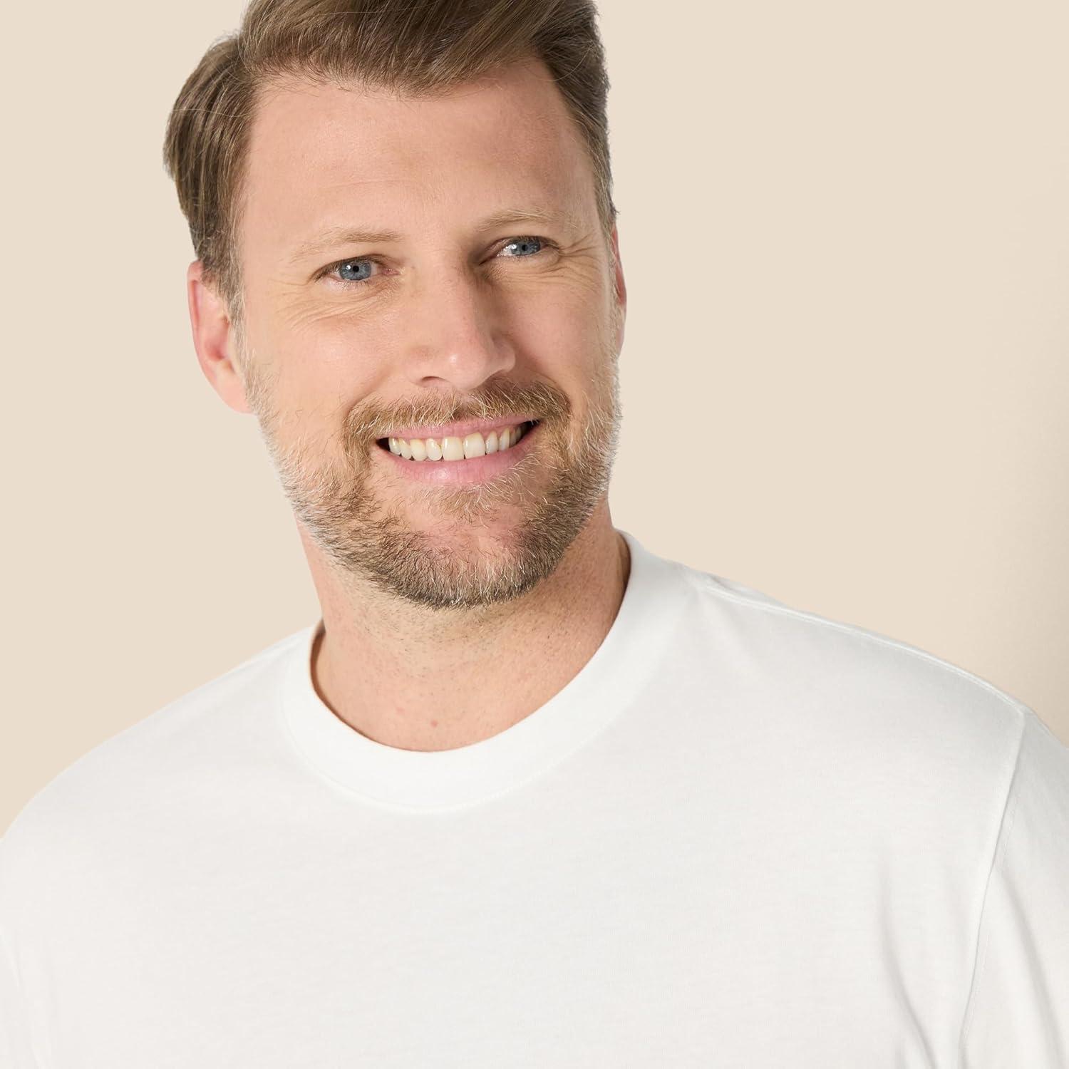 imageAmazon Essentials Mens Relaxed Fit Long Sleeve TShirtWhite