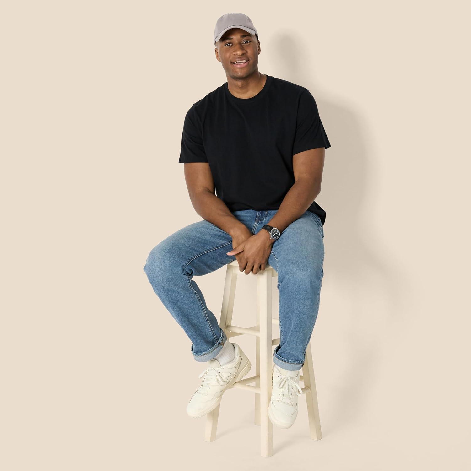 imageAmazon Essentials Mens Relaxed Fit TShirtBlack