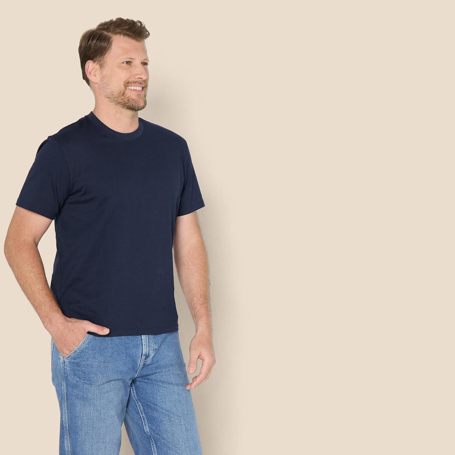 imageAmazon Essentials Mens Relaxed Fit TShirtNavy