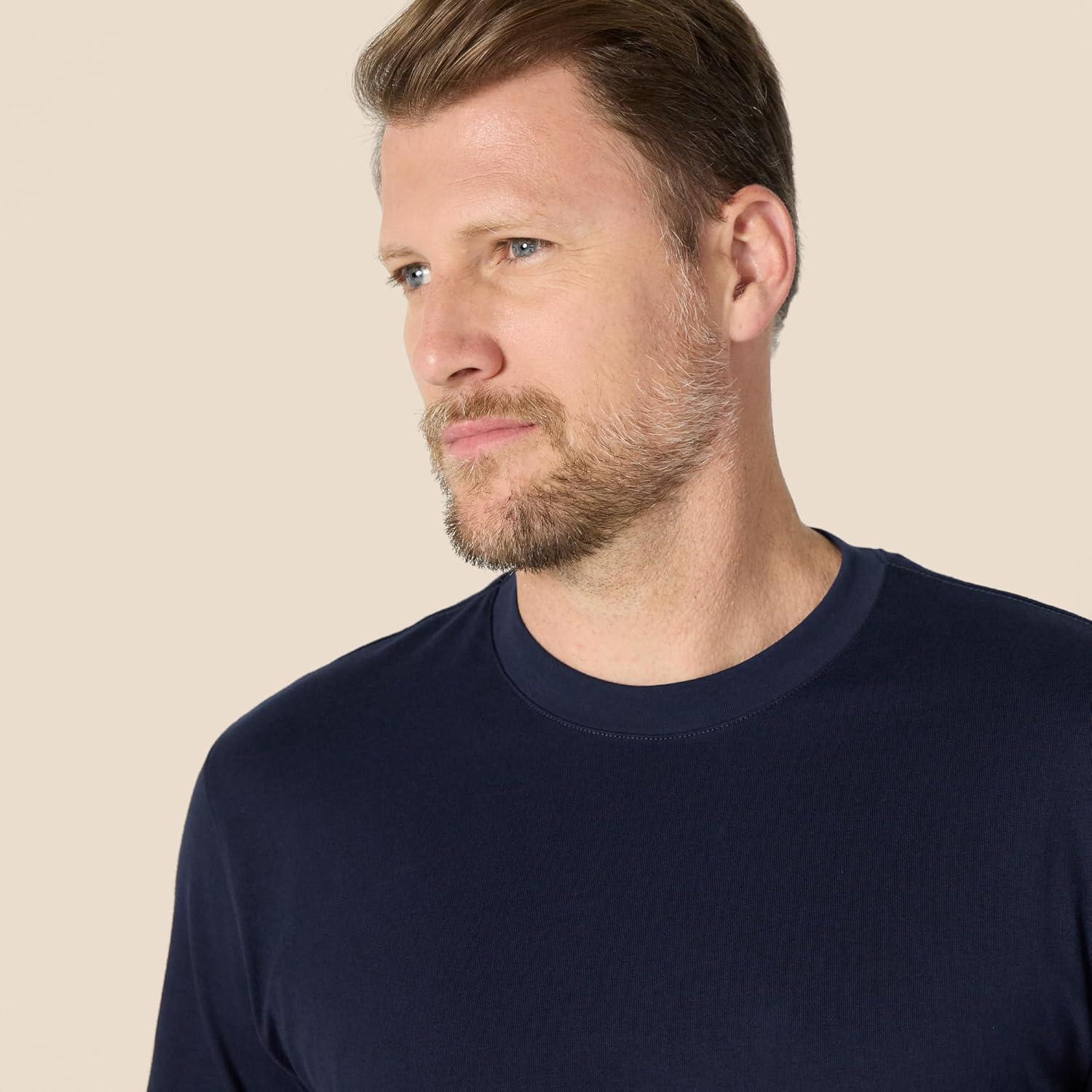 imageAmazon Essentials Mens Relaxed Fit TShirtNavy