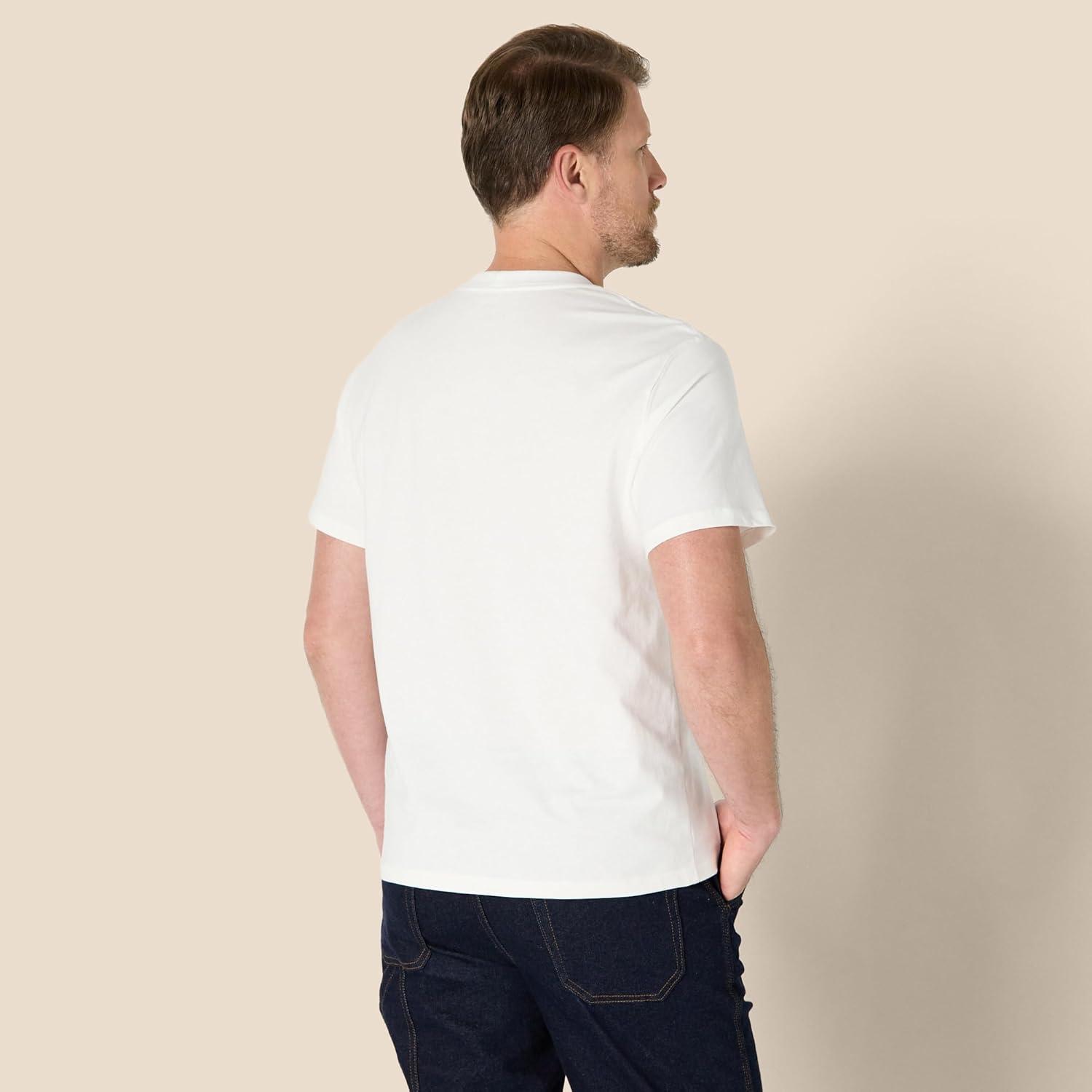 imageAmazon Essentials Mens Relaxed Fit TShirtWhite