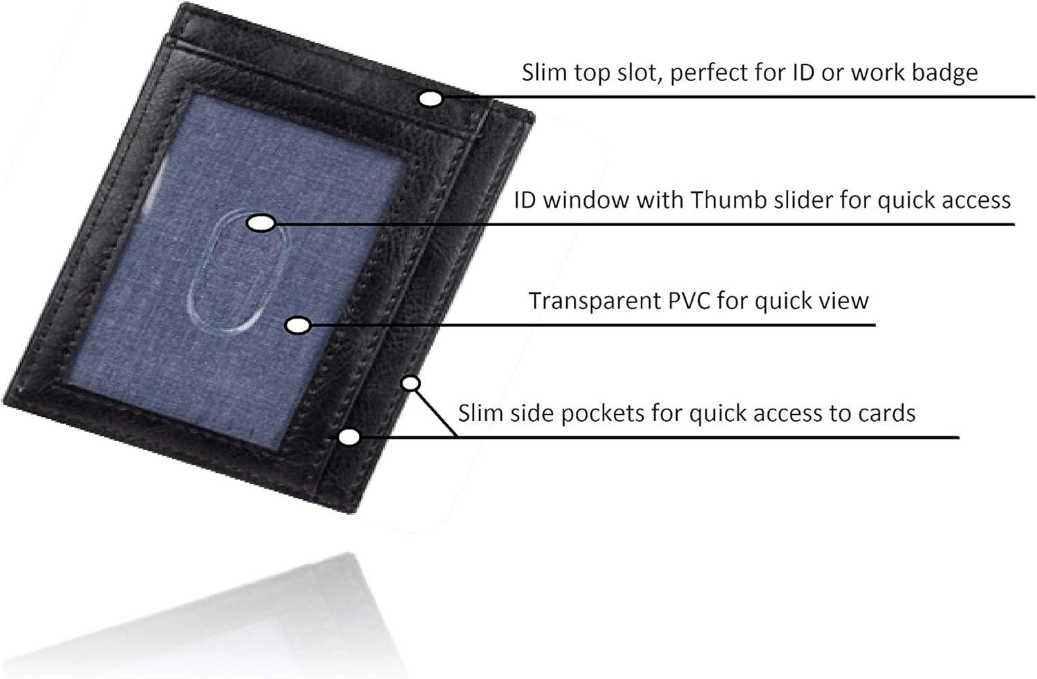 imageAmazon Essentials Mens Slim Card Carrier WalletBlack