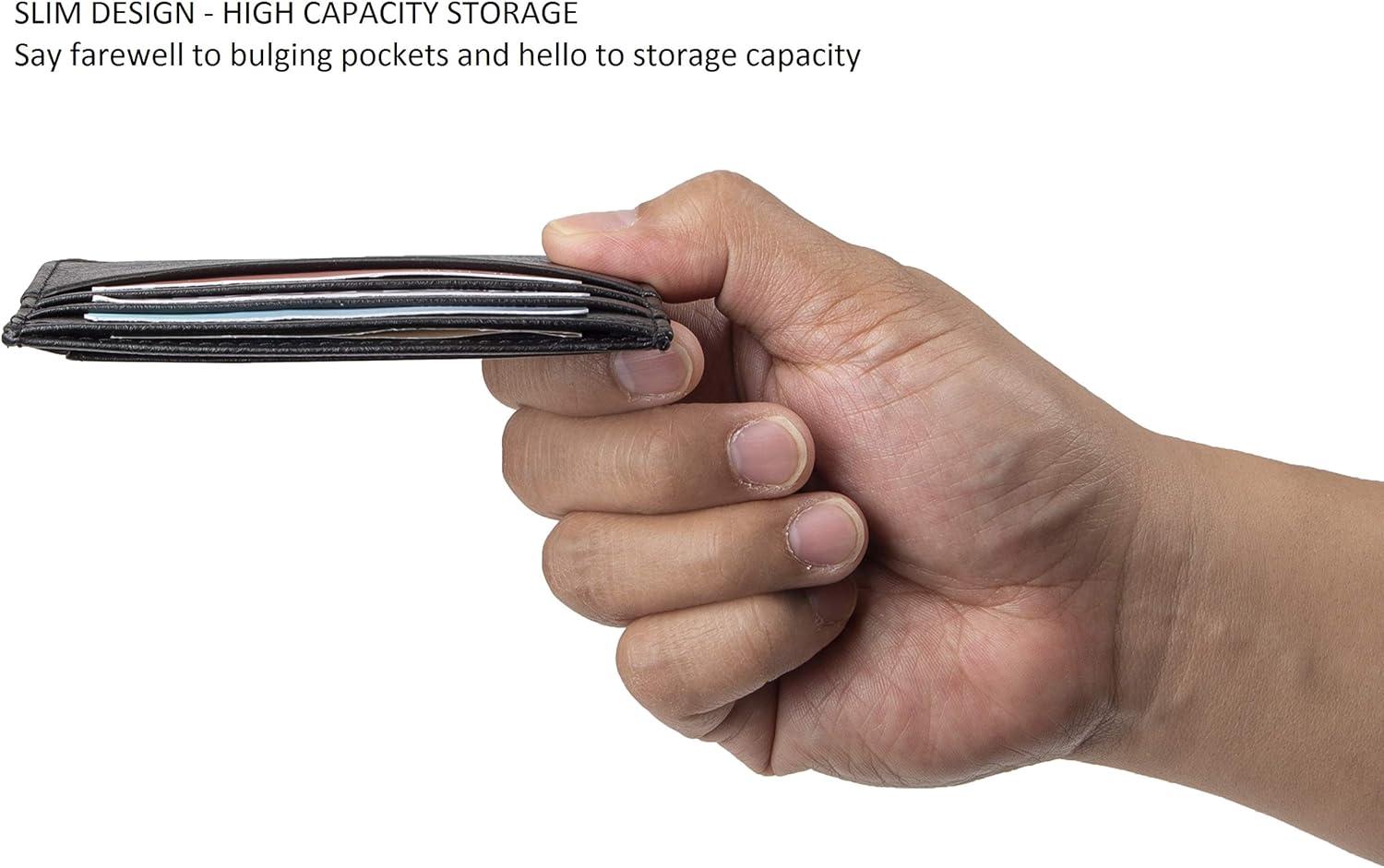 imageAmazon Essentials Mens Slim Card Carrier WalletBlack