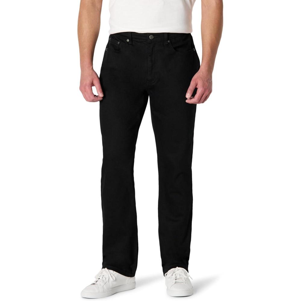 imageAmazon Essentials Mens Low Stretch StraightFit JeanBlack