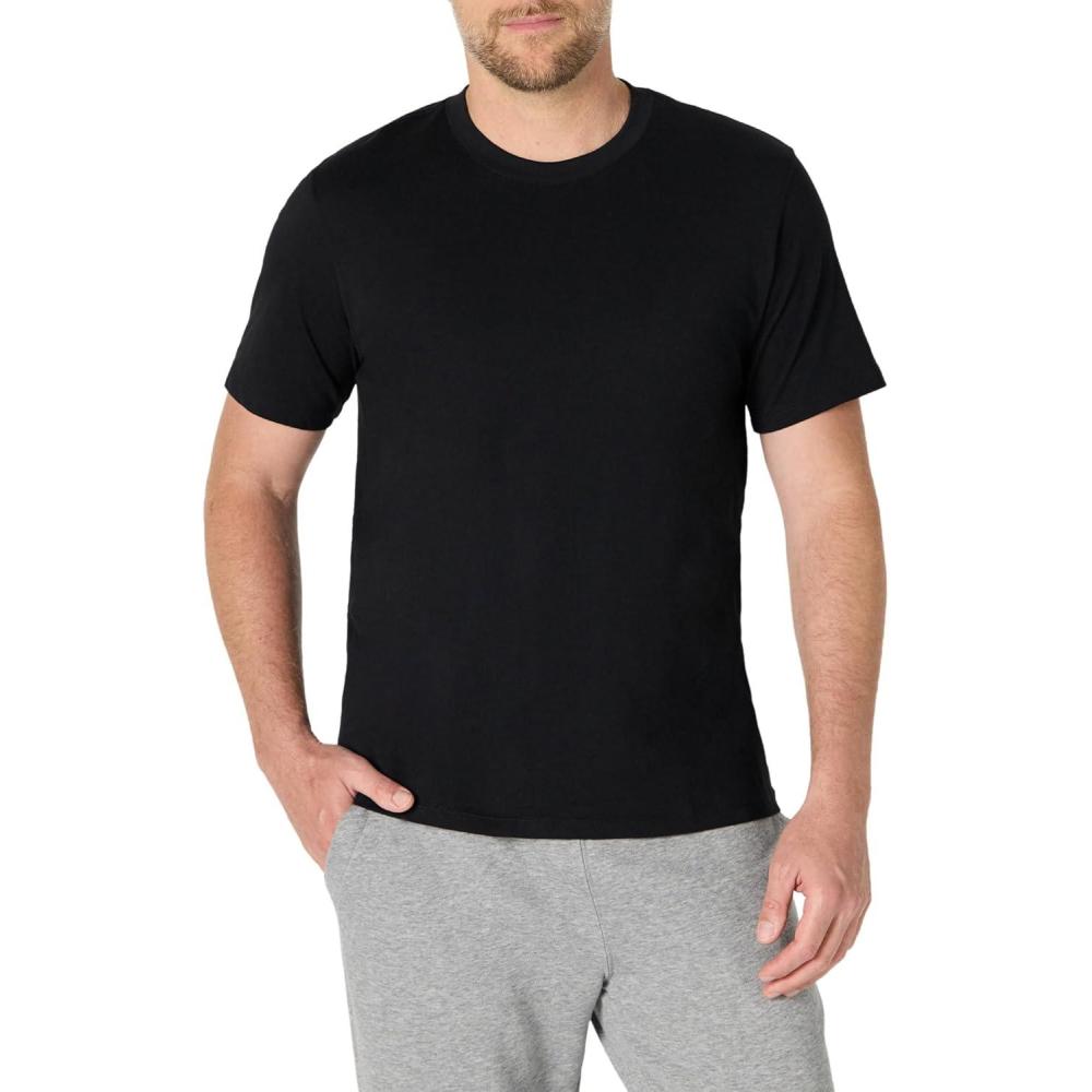 imageAmazon Essentials Mens Relaxed Fit TShirtBlack