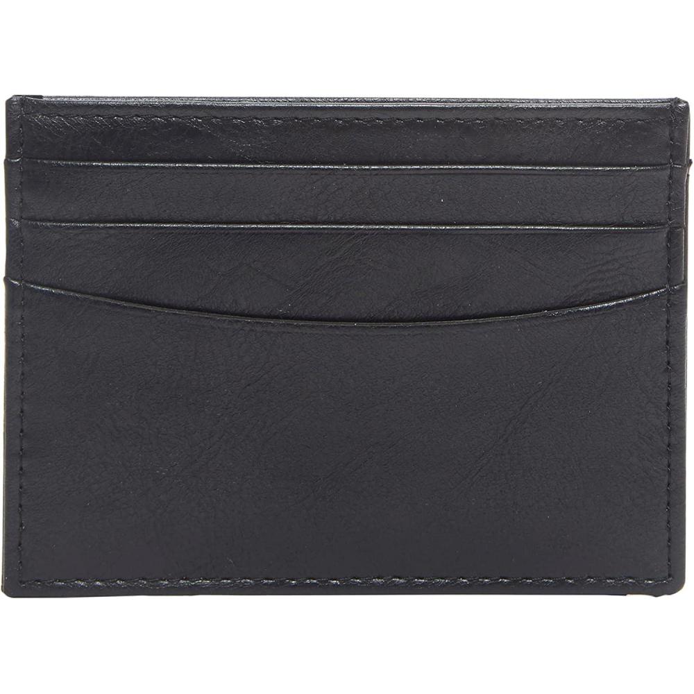 imageAmazon Essentials Mens Slim Card Carrier WalletBlack