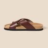 imageAmazon Essentials Mens Crossover SandalsBrown