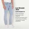 imageAmazon Essentials Mens Low Stretch Slim Straight JeanIced Light Wash