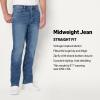 imageAmazon Essentials Mens Low Stretch StraightFit JeanTinted Medium Blue