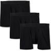 imageAmazon Essentials Mens Microfiber Boxer Shorts Underwear Pack of 3Black
