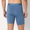 imageAmazon Essentials Mens Microfiber Boxer Shorts Underwear Pack of 3Navy BlueBlueLight Grey