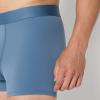 imageAmazon Essentials Mens Microfiber Boxer Shorts Underwear Pack of 3Navy BlueBlueLight Grey