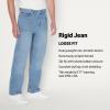 imageAmazon Essentials Mens Rigid Loose Fit JeanVintage Blue
