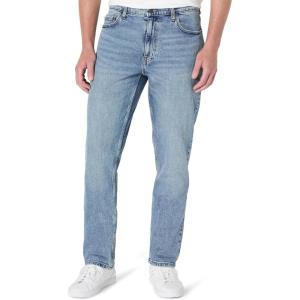 imageAmazon Essentials Mens Low Stretch Athletic Fit JeanTinted Light Wash