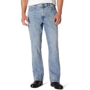 imageAmazon Essentials Mens Low Stretch StraightFit Bootcut JeanTinted Light Wash