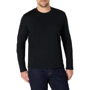 imageAmazon Essentials Mens Relaxed Fit Long Sleeve TShirtBlack