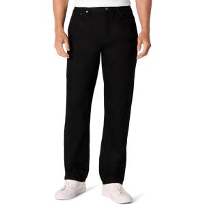imageAmazon Essentials Mens RelaxedFit JeanBlack