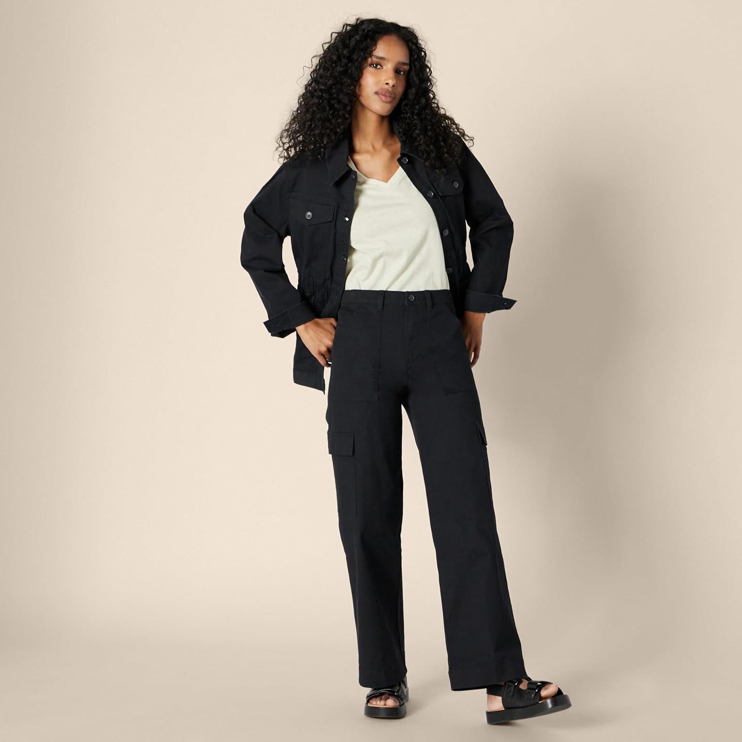 imageAmazon Essentials Womens Regular Fit 100 Cotton VNeck Short Sleeve TShirtSand Heather