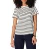 Eggshell White Black French Stripe Eggshell White Black French Stripe