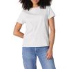 imageAmazon Essentials Womens Regular Fit 100 Cotton Crewneck Short Sleeve TShirtLight Grey Heather