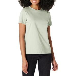 imageAmazon Essentials Womens Regular Fit 100 Cotton Crewneck Short Sleeve TShirtSage Green