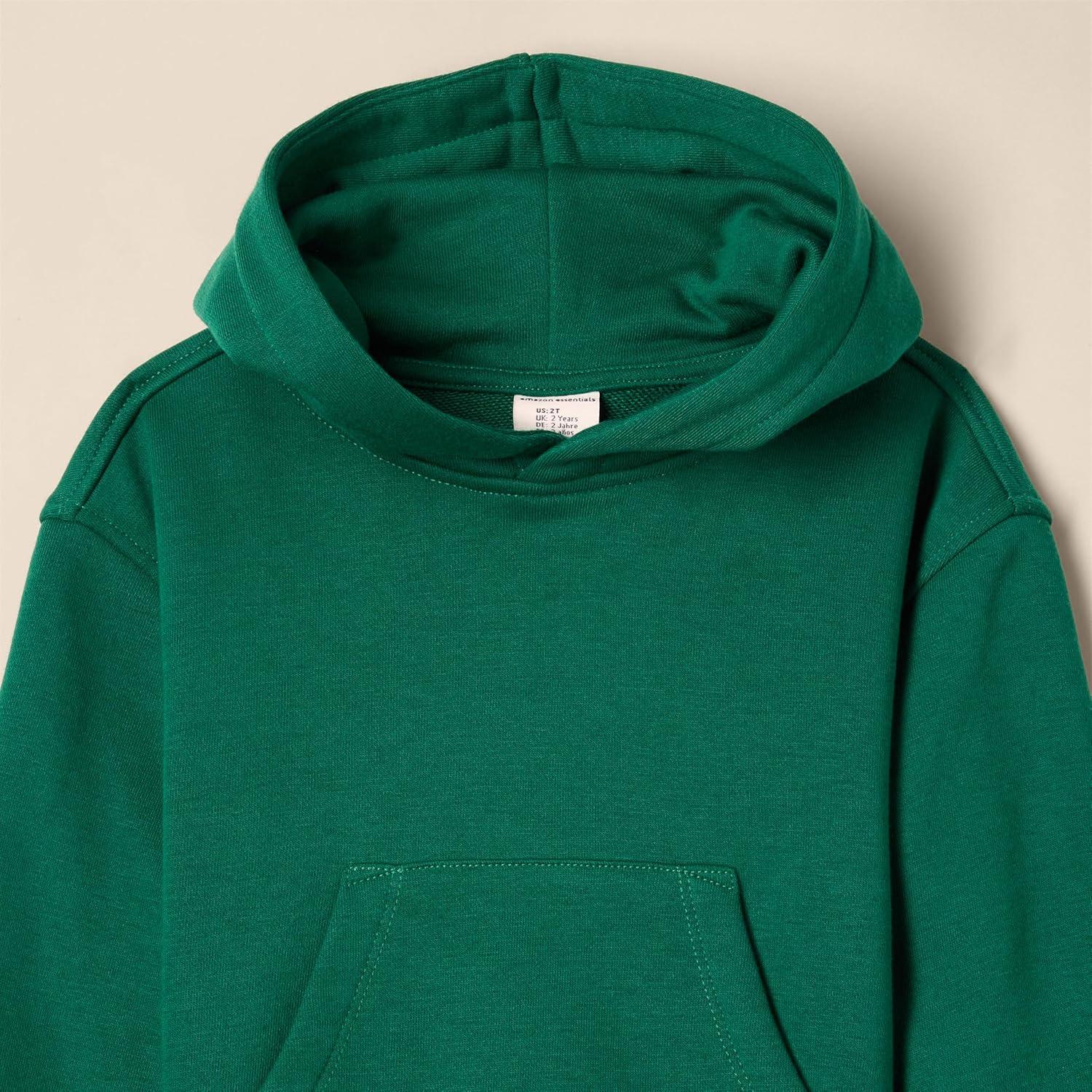 imageAmazon Essentials unisexchild Oversized HoodieDark Green