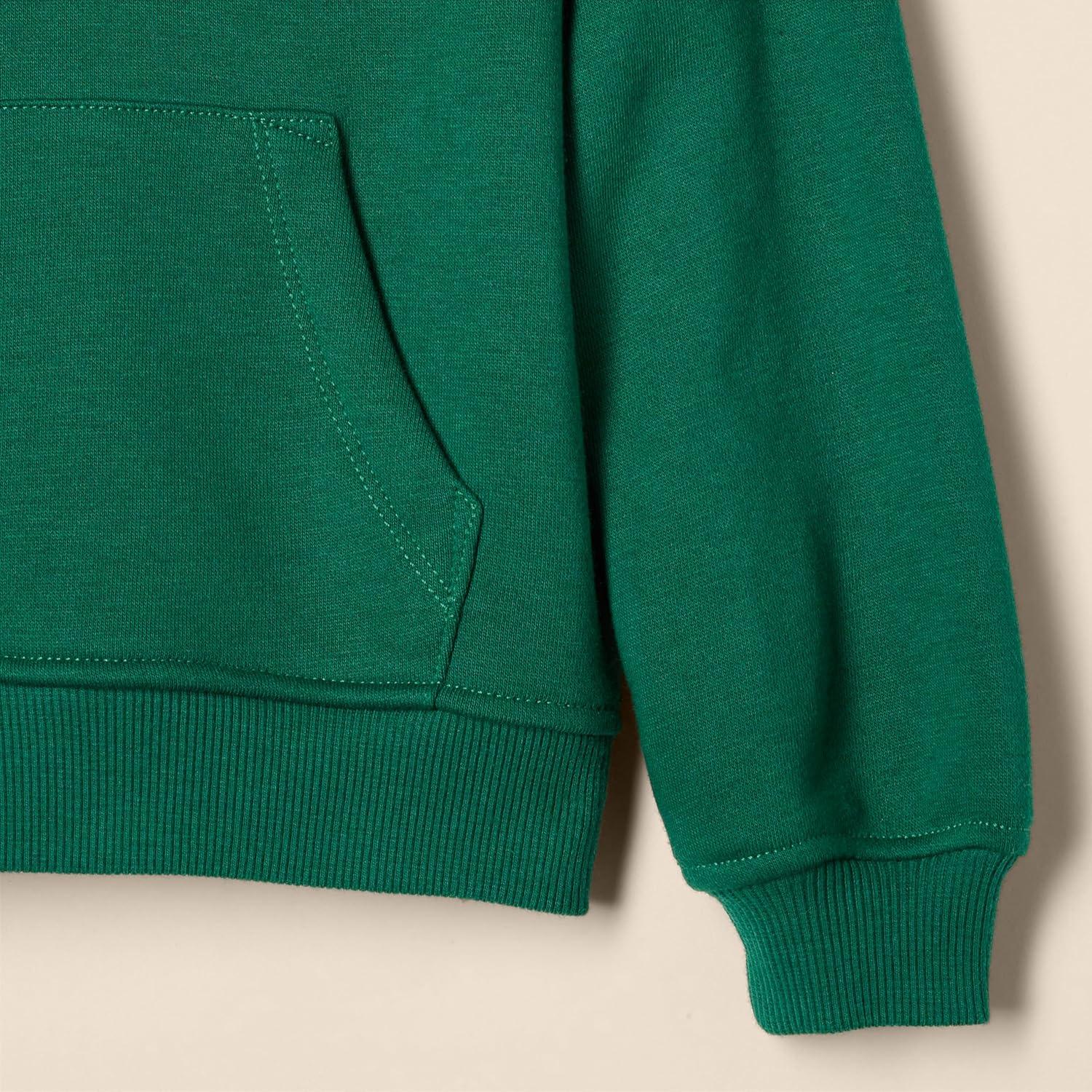 imageAmazon Essentials unisexchild Oversized HoodieDark Green