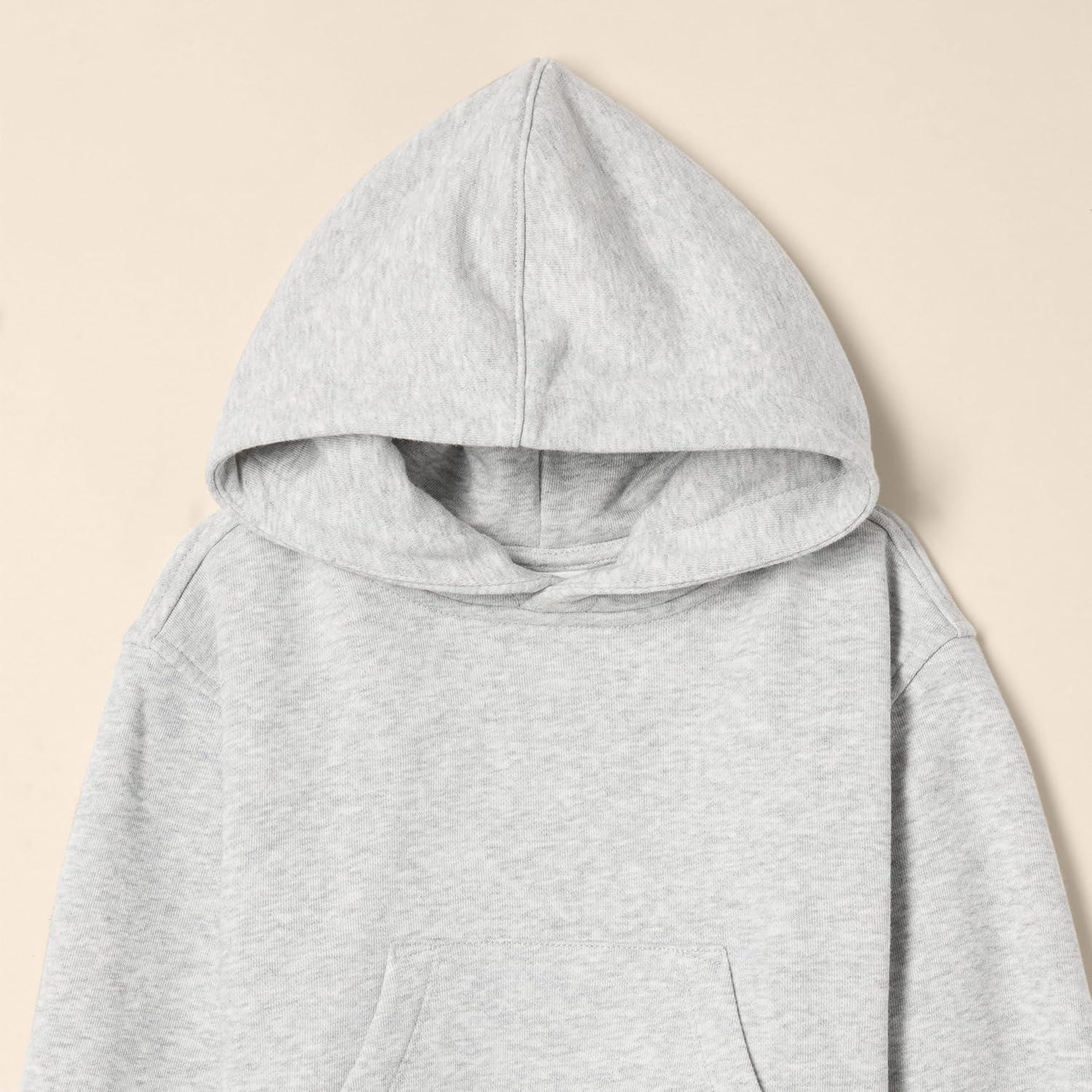 imageAmazon Essentials unisexchild Oversized HoodieLight Grey Heather